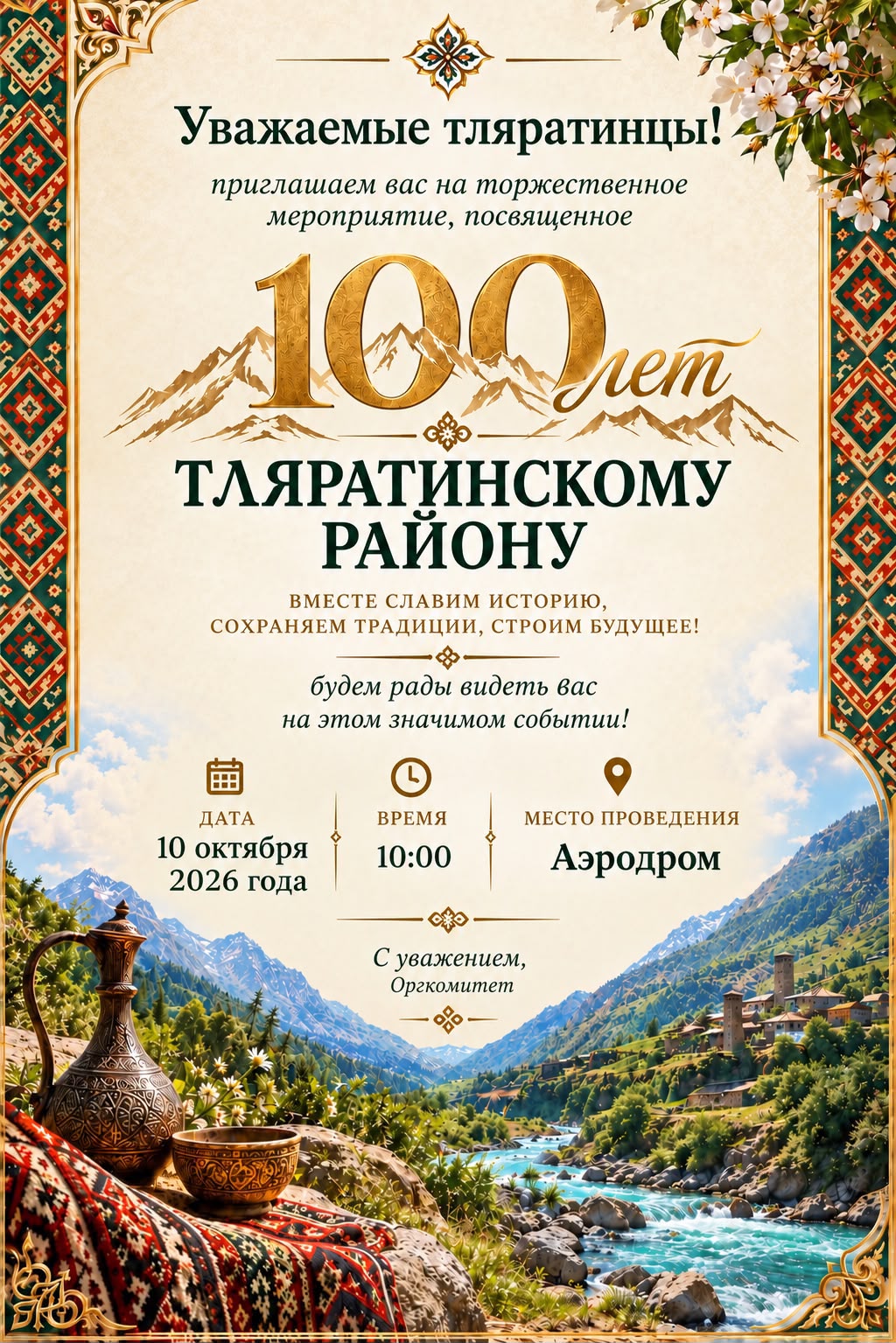 В Тляратинском районе отметили 100‑летие образования района